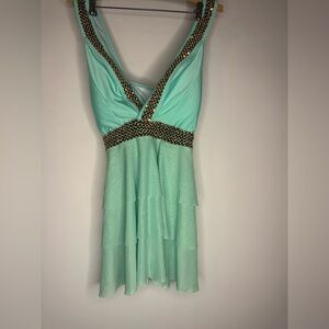 Mint Green Tankini Two Piece Swimsuit 4XL Plus Size